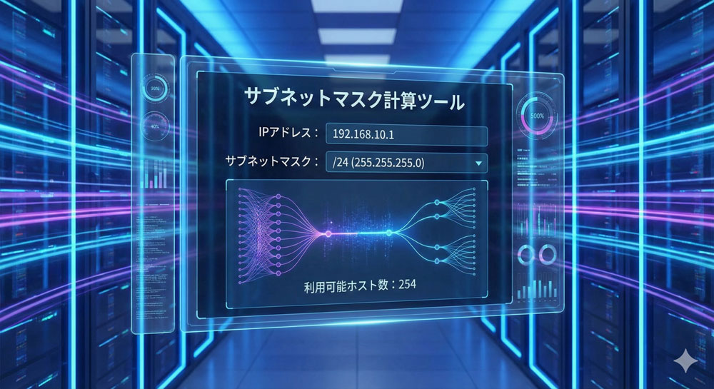 サブネットマスク計算ツール｜CIDR・ネットワークアドレス自動計算